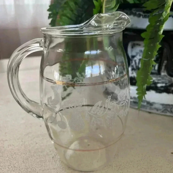 Vintage Bartlett Collins Cocktail Pitcher & juice glasses - Picture 5 of 8